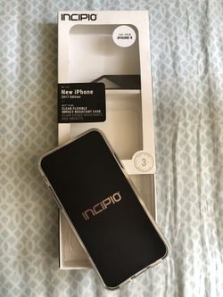Iphone x clear incipio case
