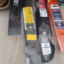 Riding Lawn Mower Blades. $15 Per Set. Several Makes And Models Available