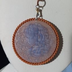 Art Glass Medusa Necklace