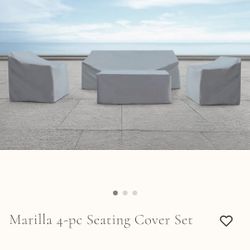 New Sealed Marilla 4-pc Seating Cover Set.. I have 2 set