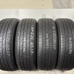 Set 4 Tires 225 65 17 Firestone Destination Le2 No Repairs
