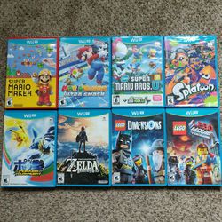 Wii U Video Games $100 For The Lot 