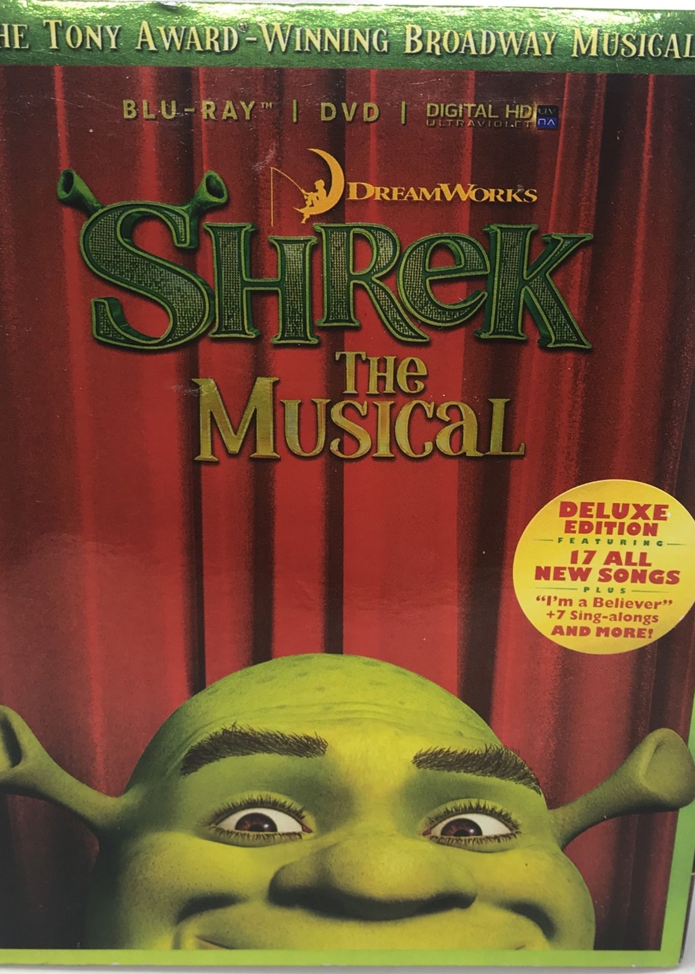 Shrek The Musical Blu-ray DVD