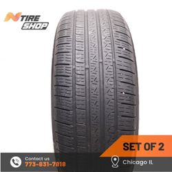 Set of 2 Used  6.5/32  225/50R18  95V  Pirelli  Cinturato P7 All Season Run Flat