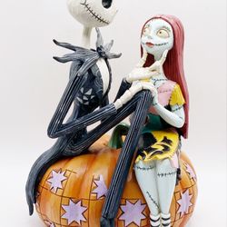 Jim Shore Nightmare Before Christmas The Pumpkin King And Sally Figurine
