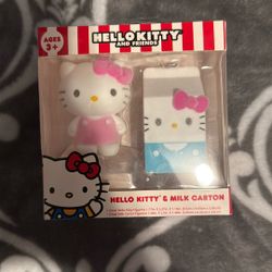 Hello Kitty & Milk Carton Figurines 