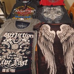 Affliction Collection Women's Shirts Small 