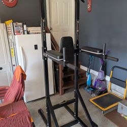 Power Tower Pull-Up Dip Station – Home Gym Workout