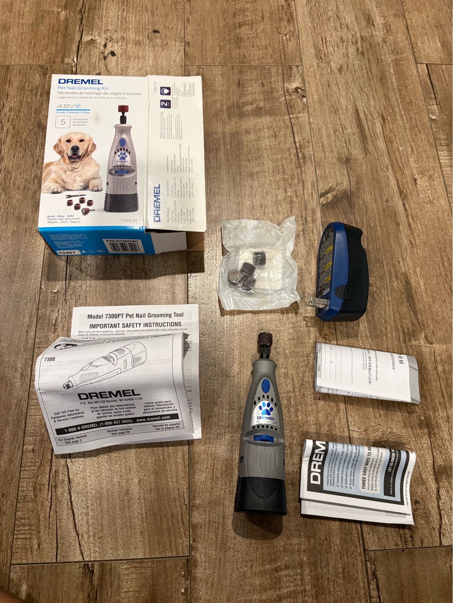 Dremel Pet Nail Grinder.