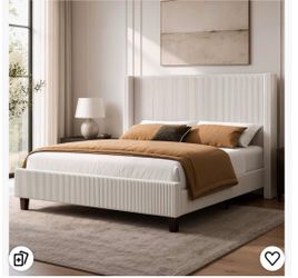 *New* Cal-king Bed Frame & Headboard