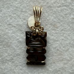 Carved Mother Of Pearl Tiki
