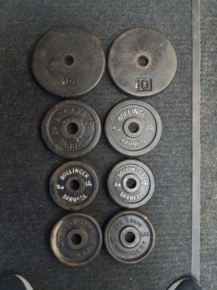 Bundle of Weight Plates 41 lbs Total