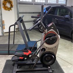 Bow flex Max Trainer And Land ice Treadmill