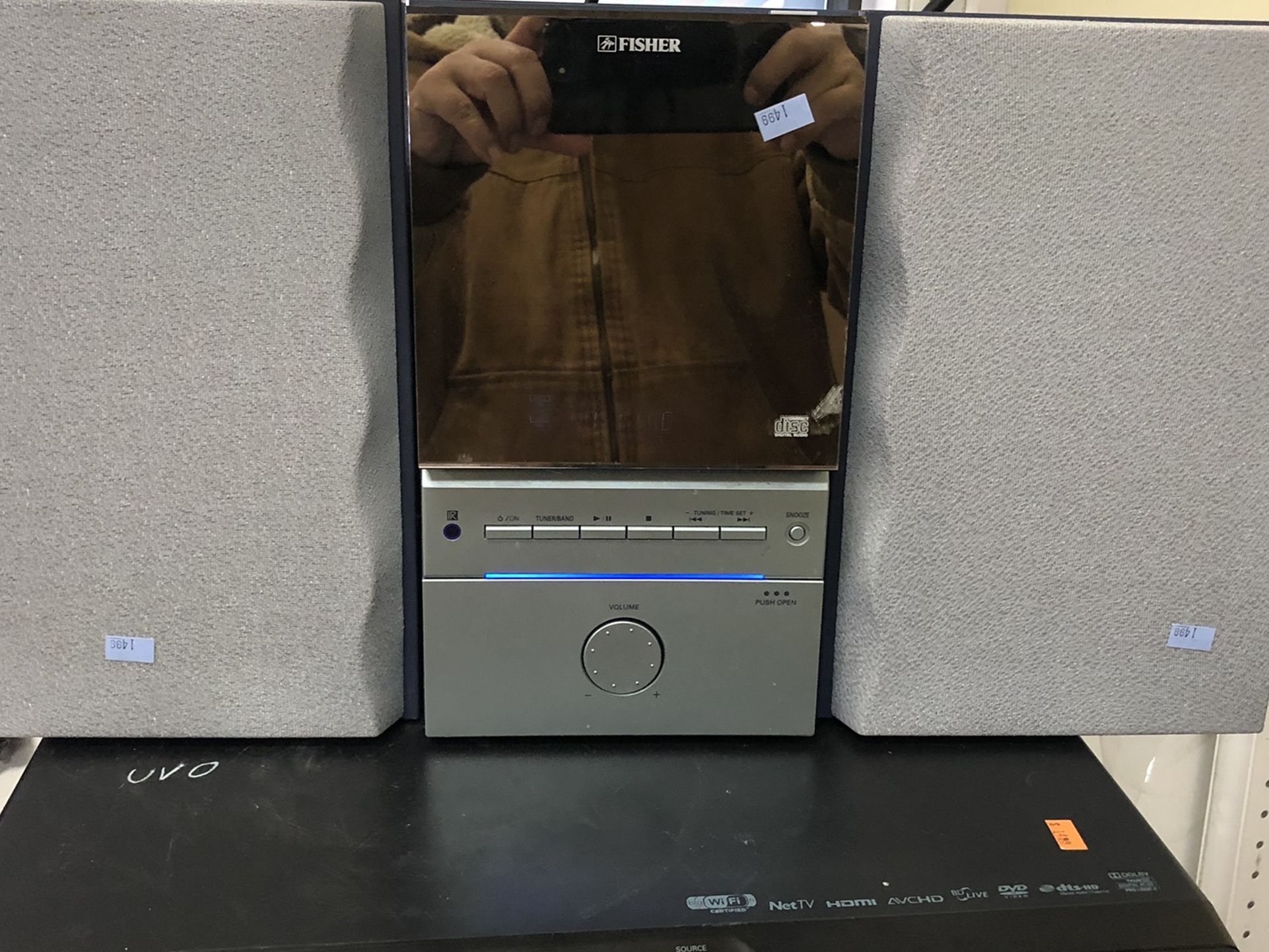 Rare Fisher CD Audio System Model TAD-DTA200 No Remote