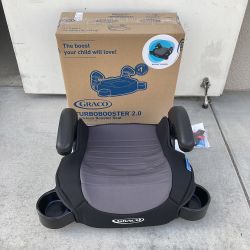 $22 (New) Graco turbobooster 2.0 backless booster car seat, kid ages 4-10 from 40-100 lbs, denton 