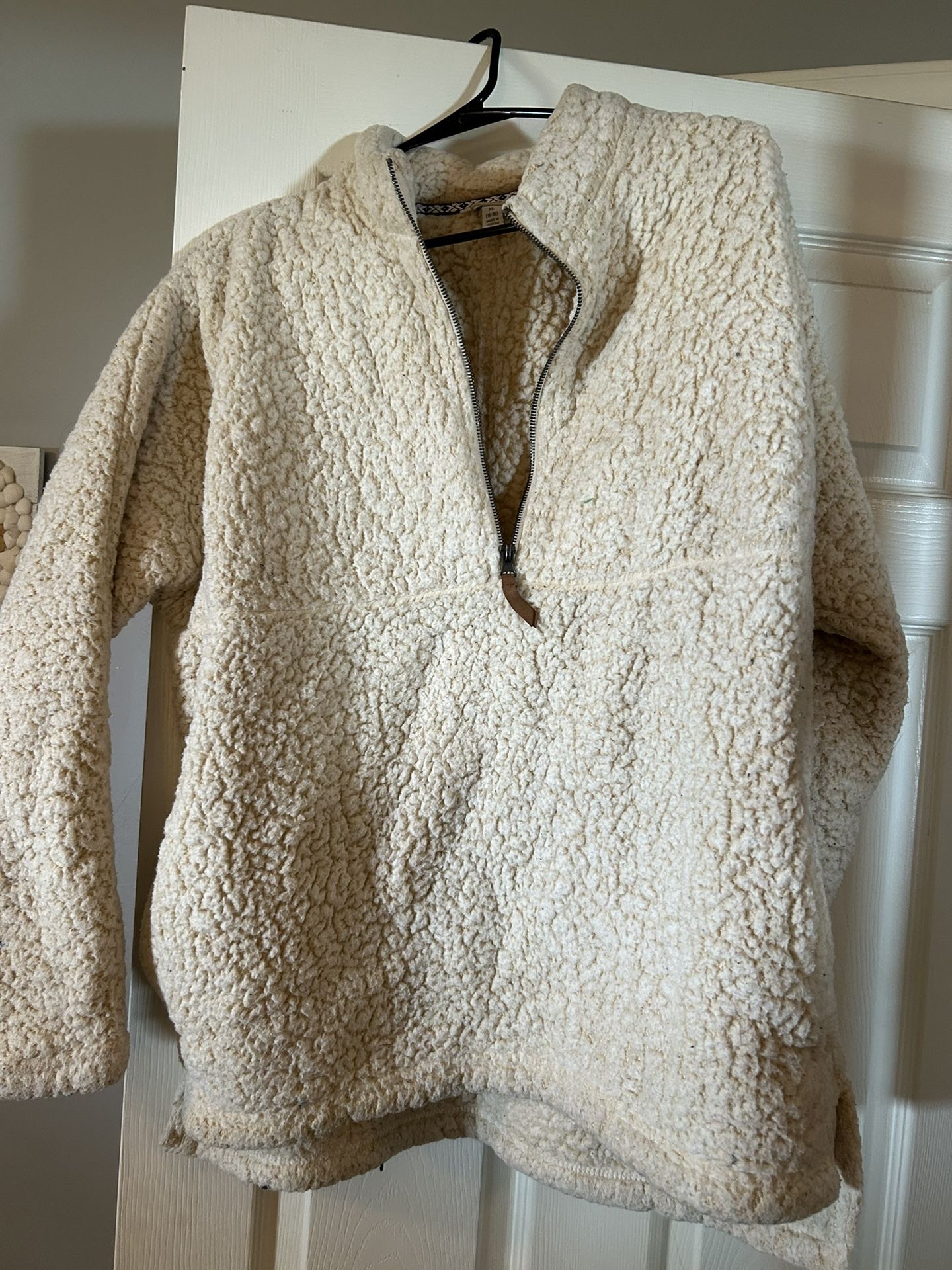 Sherpa Jacket/sweatshirt Size Xl