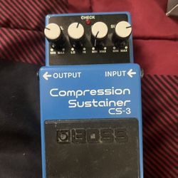 Boss Cs-3 Compression Sustainer Pedal