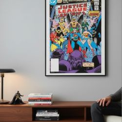 Justice League America Crisis in Limbo #197 Cover Replica (16"X12") Poster Print NO FRAME POSTER PRINT ONLY New Condition.  This image is the cover of