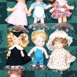 7 Vintage Peewee Dolls From 1966 Uneeda Dolls