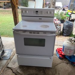 Eg Microwave & MAYTAG Stove Good Codition One Burner Don't Work