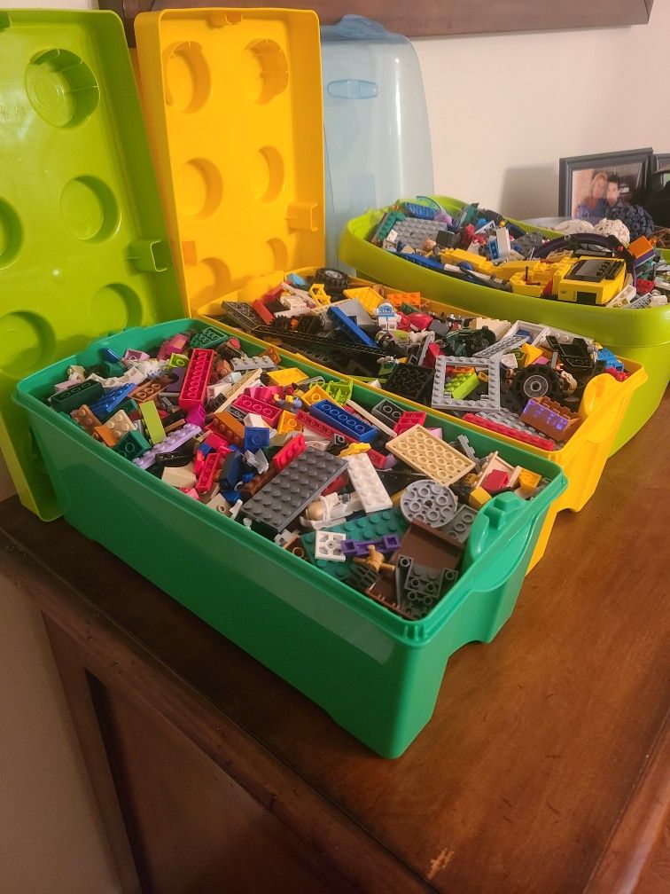 Misc LEGO's - 3 Buckets - 15 lbs - Only $40!