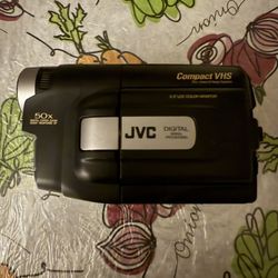 JVC GR-AXM210 VHS Digital Camcorder Color Black is Working Perfect 