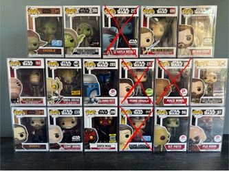 Star Wars Prequel Bundle Funko Pops (Send me an offer!)