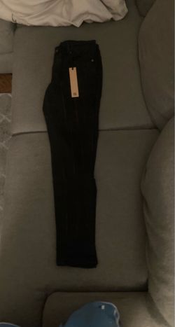All black ksubi jeans with red stripes size 32