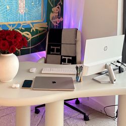 HP Monitor With Dell Switchboard + Cables