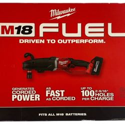 New Milwaukee Tool 2811-22 M18 Fuel SUPER HAWG Right Angle Drill w/Quik-Lok Kit - We also have MAKITA HILTI DeWalt Snap-on 