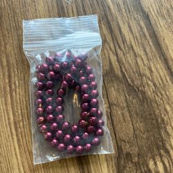 Maroon Beads