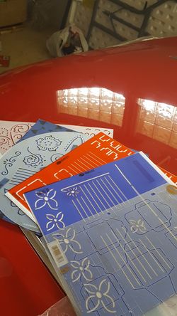 Five like new scrapbooking templates