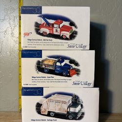 Department 56 -  Village Service Vehicles