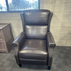 Brown Leather Recliner Chair 