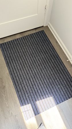 Gray Doorway Rug
