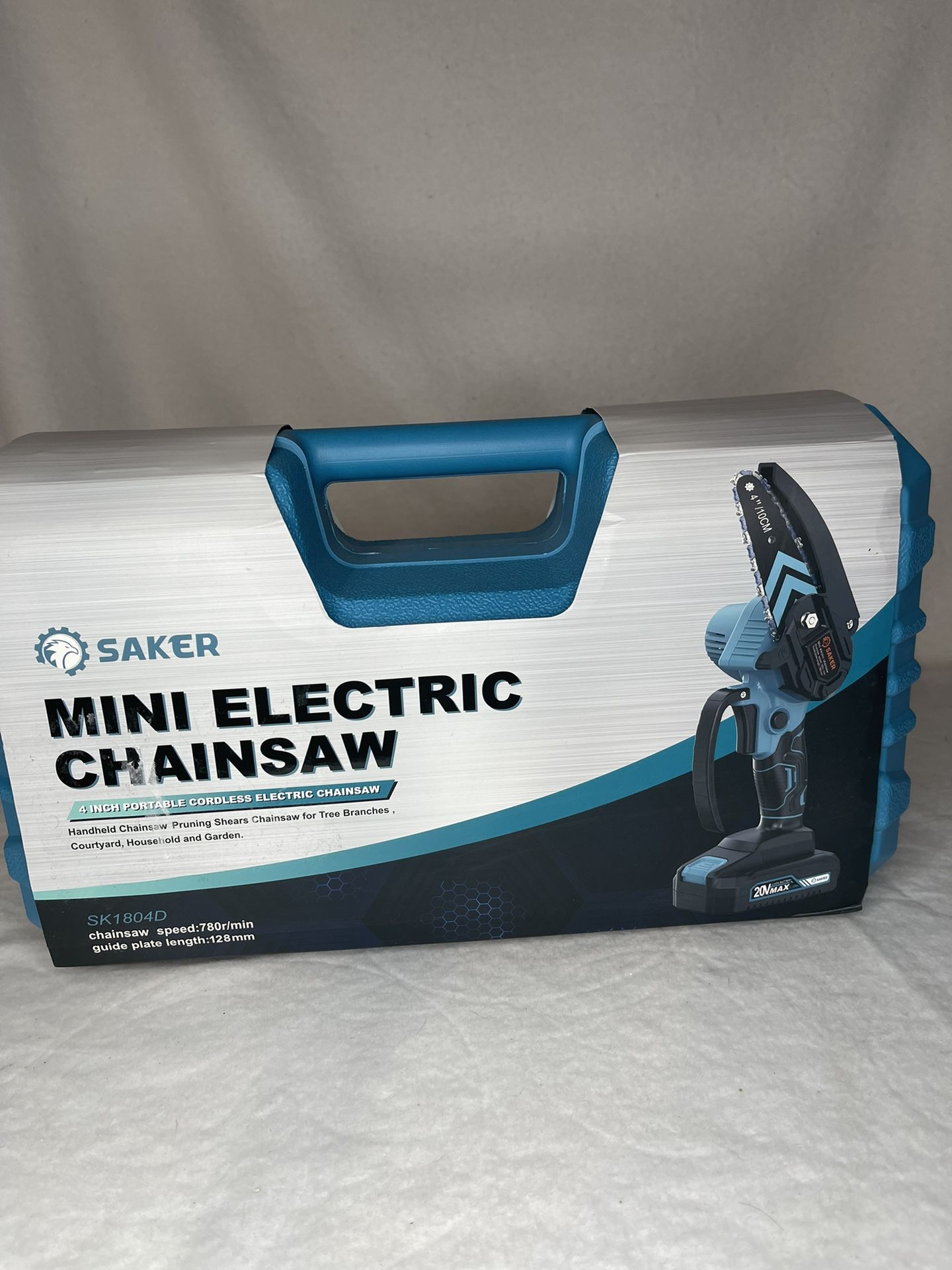 Saker Mini Electric 4 Inch Chainsaw