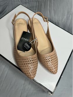 Jones New York Women's Quilsy Pointed Toe Slingback Flats