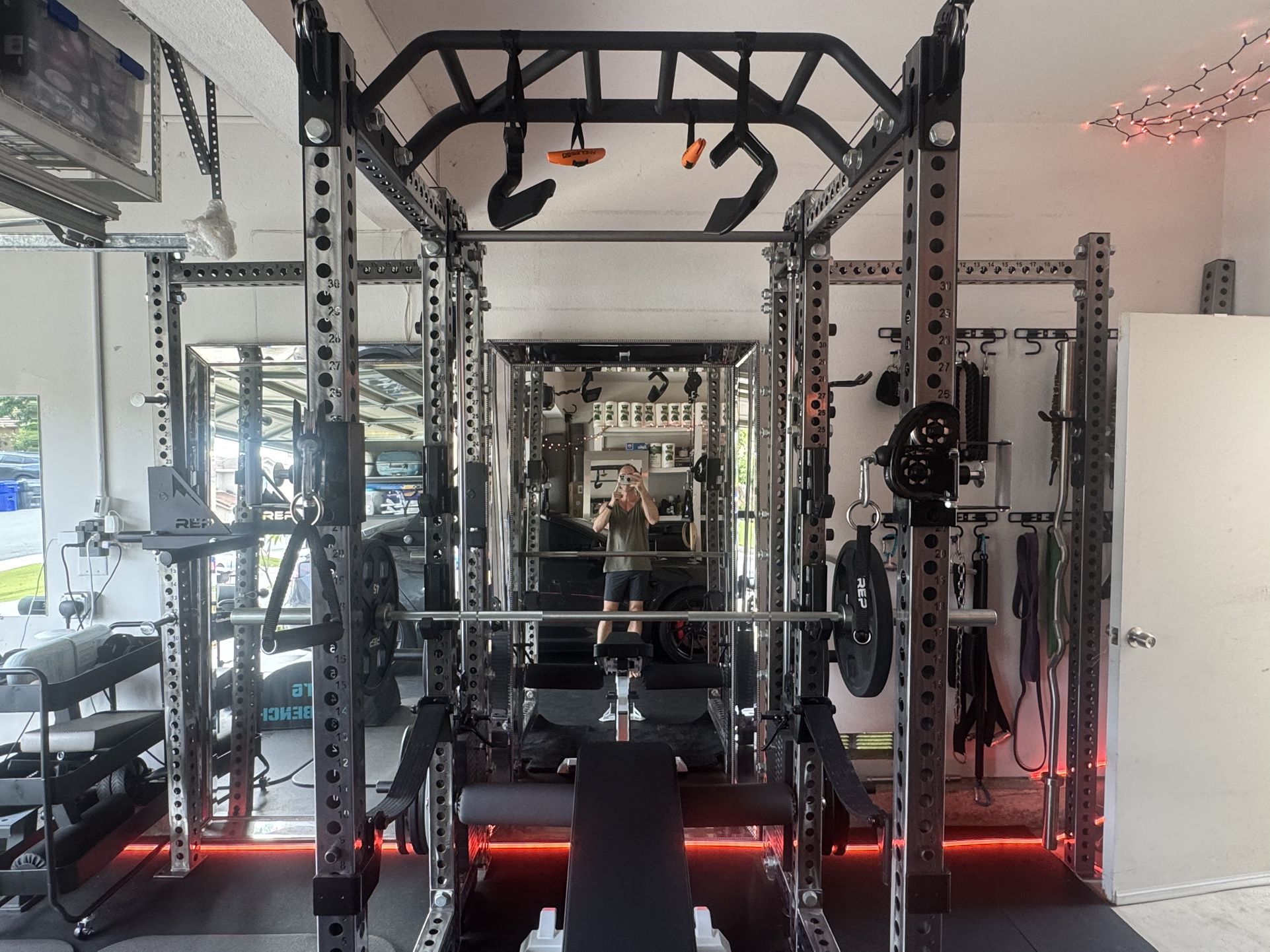 REP Fitness PR5000 Power Rack, Post Rack with wings, spot