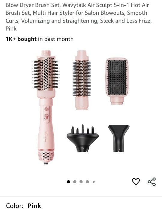 Wavytalk 5 In 1 Hot Air Brush Set