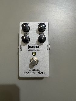 MXR bass overdrive