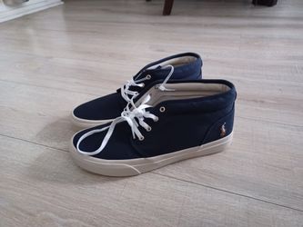 POLO ralph Lauren Mens Shoes Navy Size 10 New