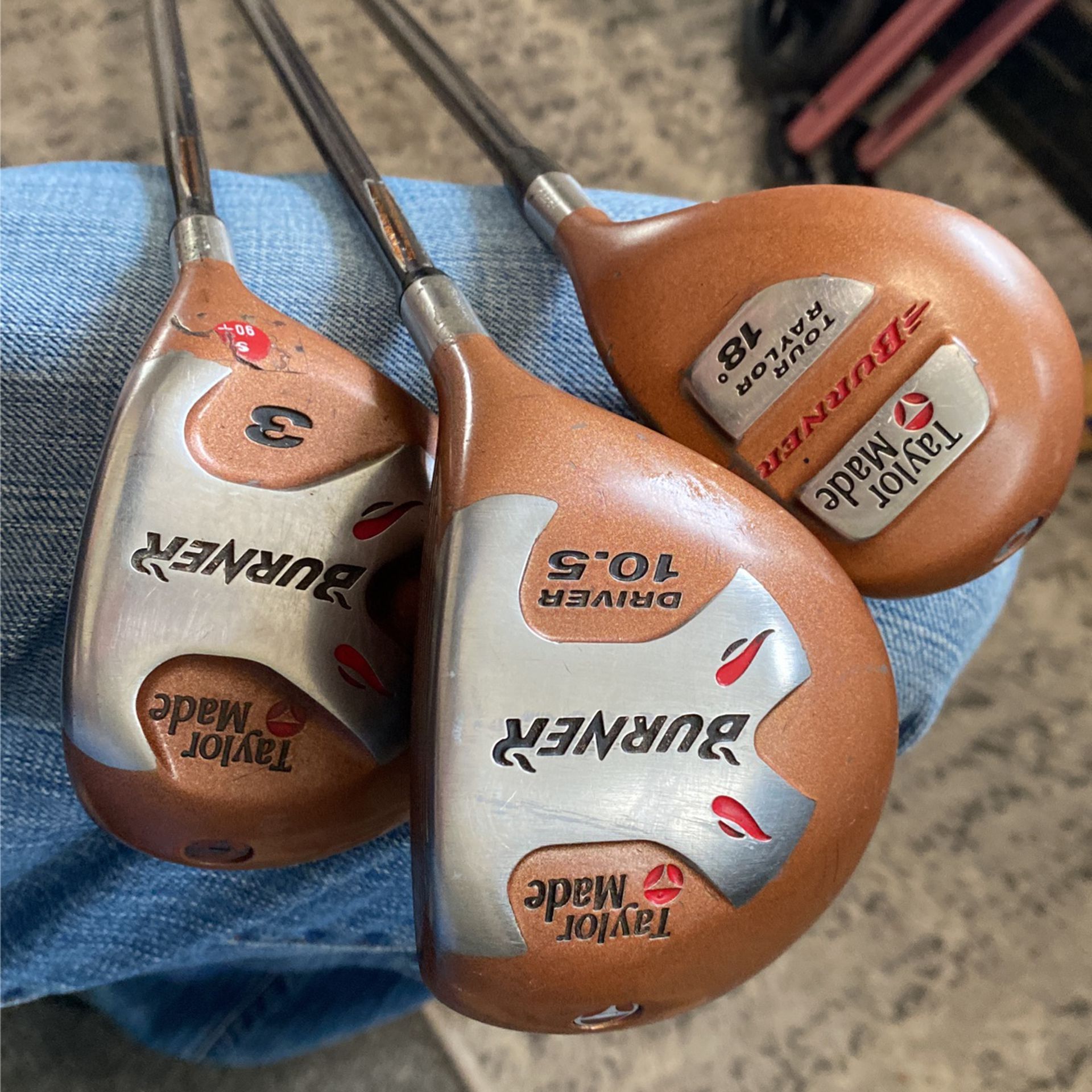 Taylormade Driver 3 Wood and Rescue Golf Clubs