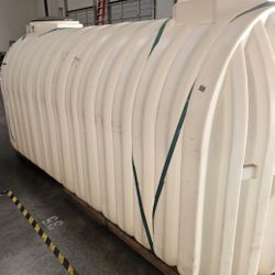 1700 Gal. White Polyethylene Single Compartment Underground Cistern Water Tank 