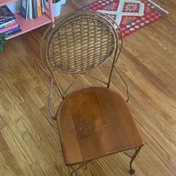 Rattan Wood Chair 