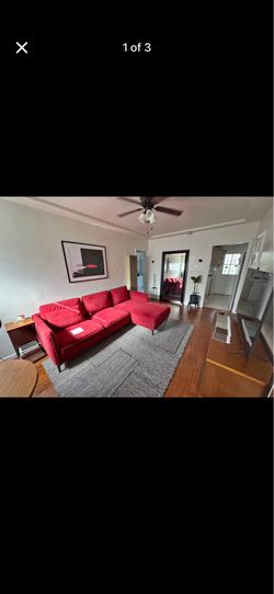Red couch