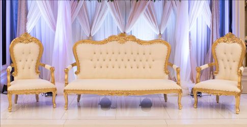 Wedding sofa and chairs