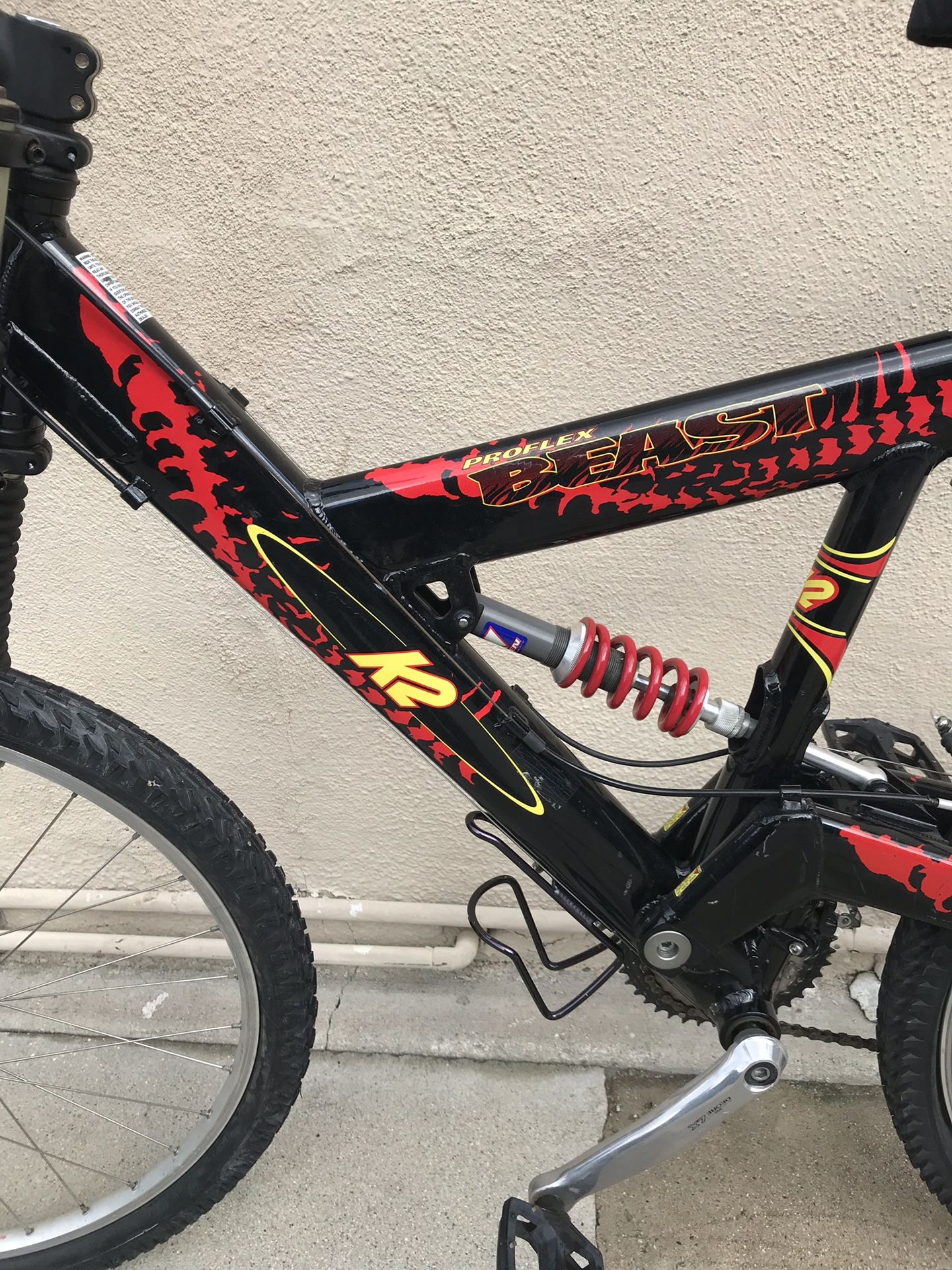 K2 Proflex beast full suspension mountain bike medium size for Sale in Los Angeles CA OfferUp