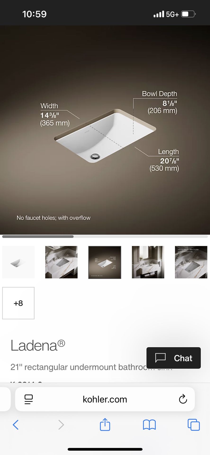 Kohler Undermount Sink