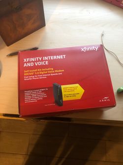 Arris modem with voice