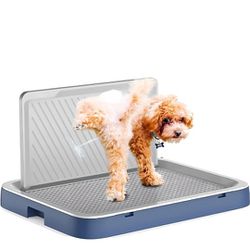 Dog Training Tray Indoor Potty Pee Pad Holder with Wall